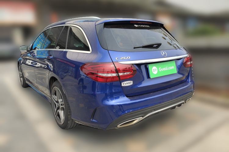 Used Mercedes-Benz C-Class 2019 C 260 Estate Rear Left 45 Deg