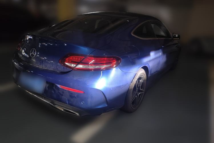 Used Mercedes-Benz C-Class 2019 C 260 Coupe Rear Right 45 Deg
