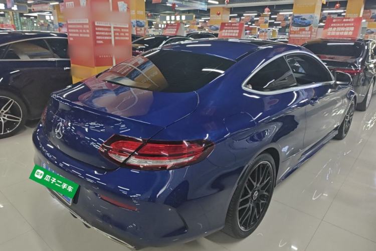 Used Mercedes-Benz C-Class 2019 C 260 Coupe Rear Right 45 Deg