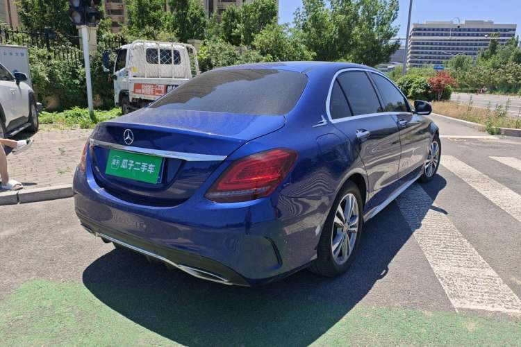 Used Mercedes-Benz C-Class 2019 C 180 L Fashion Edition Sport Version Rear Right 45 Deg