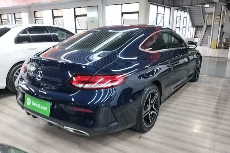 Used Mercedes-Benz C-Class 2019 C 260 Coupe Rear Right 45 Deg