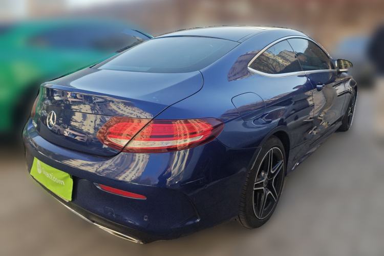Used Mercedes-Benz C-Class 2019 C 260 Coupe Rear Right 45 Deg