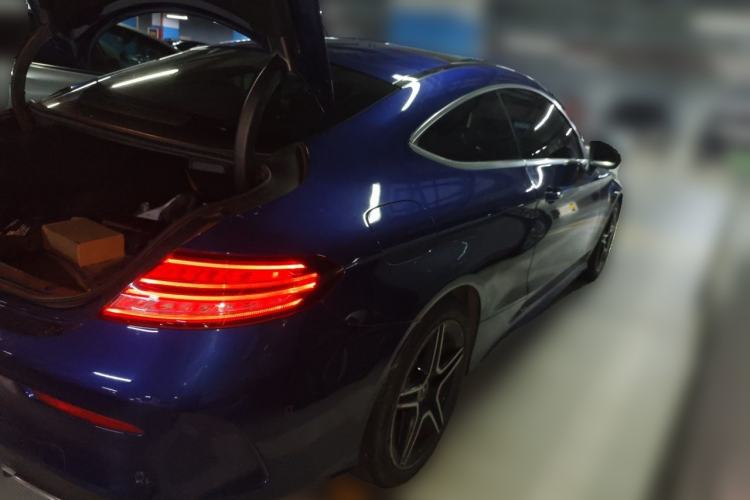 Used Mercedes-Benz C-Class 2019 C 260 Coupe Rear Right 45 Deg