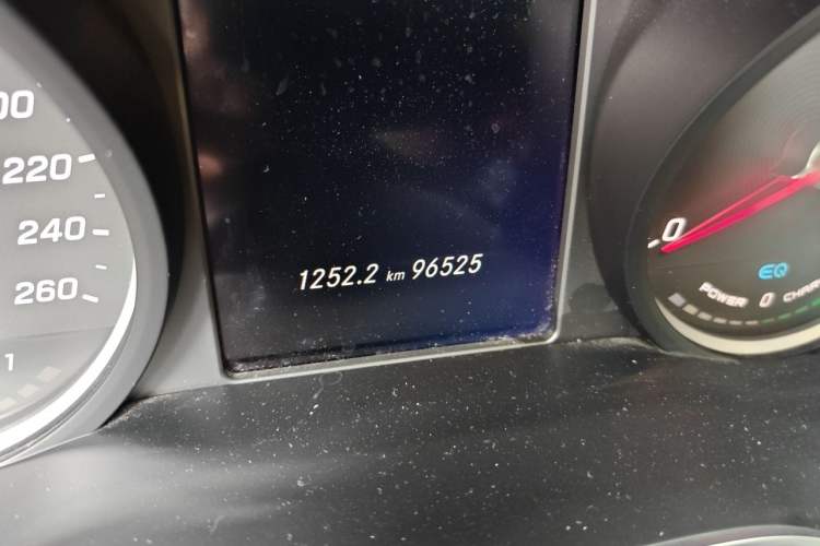 Used Mercedes-Benz C-Class 2019 C 260 L Sport Edition Odometer Close Up