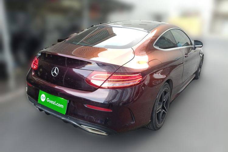 Used Mercedes-Benz C-Class 2019 C 260 Coupe Rear Right 45 Deg