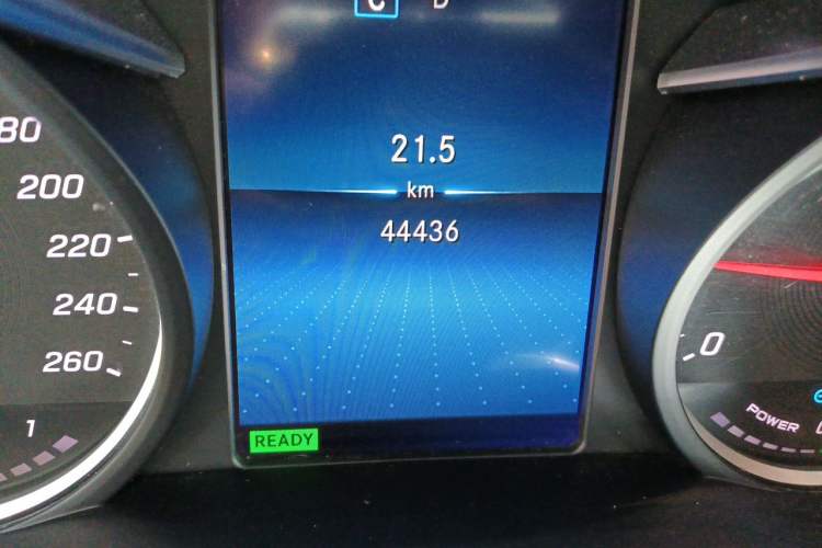 Used Mercedes-Benz C-Class 2019 C 260 Sport Edition Odometer Close Up