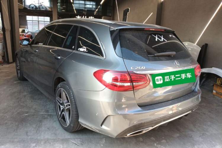 Used Mercedes-Benz C-Class 2019 C 260 Estate Rear Left 45 Deg