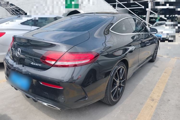 Used Mercedes-Benz C-Class 2019 C 260 4MATIC Coupe Rear Right 45 Deg