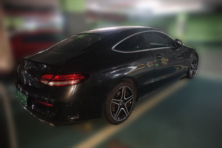 Used Mercedes-Benz C-Class 2019 C 260 Coupe Rear Right 45 Deg