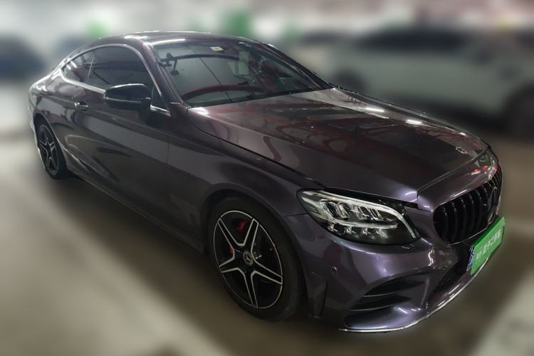 Used Mercedes-Benz C-Class 2019 C 260 Coupe Front Right 45 Deg
