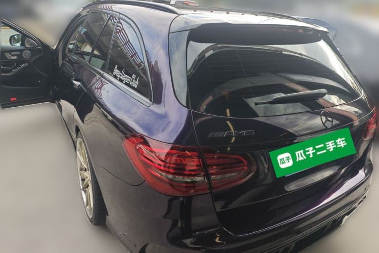 Used Mercedes-Benz C-Class 2019 C 260 4MATIC Estate Rear Left 45 Deg