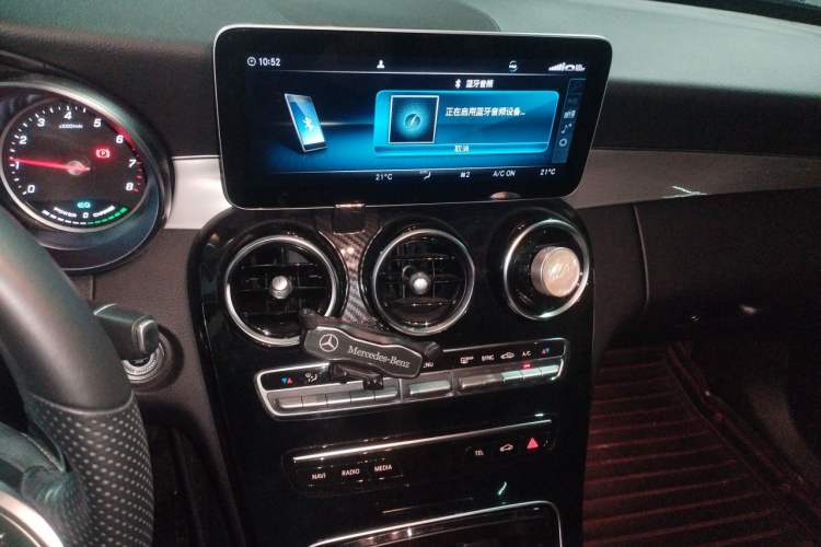 Used Mercedes-Benz C-Class 2019 C 260 Sport Edition Audio And AC Panel