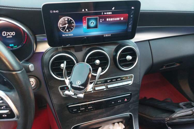 Used Mercedes-Benz C-Class 2019 C 260 L Sport Edition Audio And AC Panel