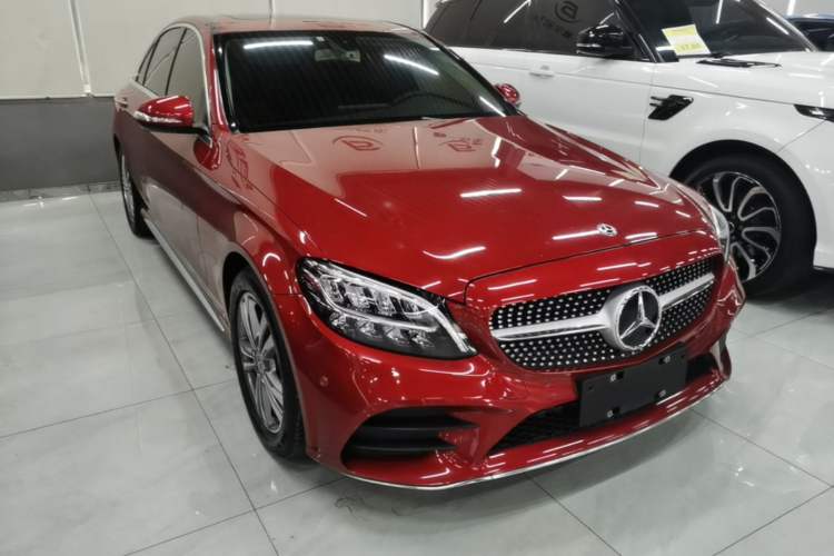Used Mercedes-Benz C-Class 2019 C 180 L Fashion Edition Sport Version Front Right 45 Deg