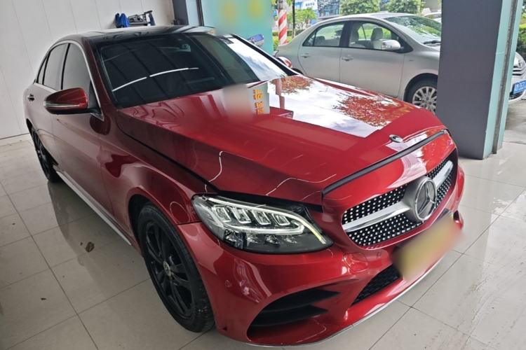 Used Mercedes-Benz C-Class 2019 C 180 L Fashion Edition Sport Version Front Right 45 Deg