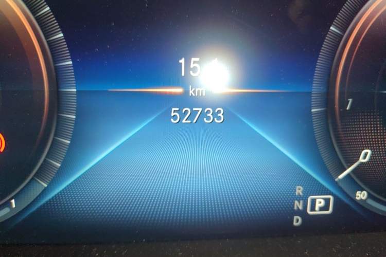 Used Mercedes-Benz C-Class 2019 Restyled C 260 L Sport Edition Odometer Close Up