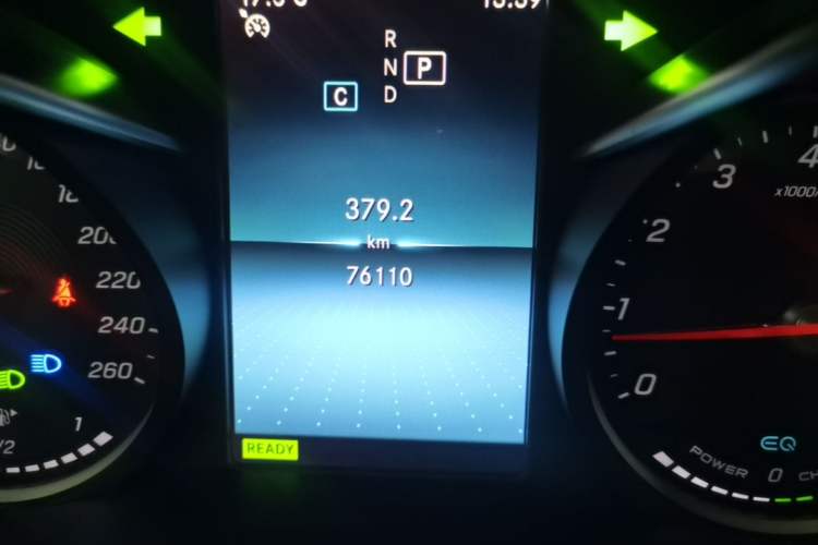 Used Mercedes-Benz C-Class 2019 C 260 Sport Edition Odometer Close Up