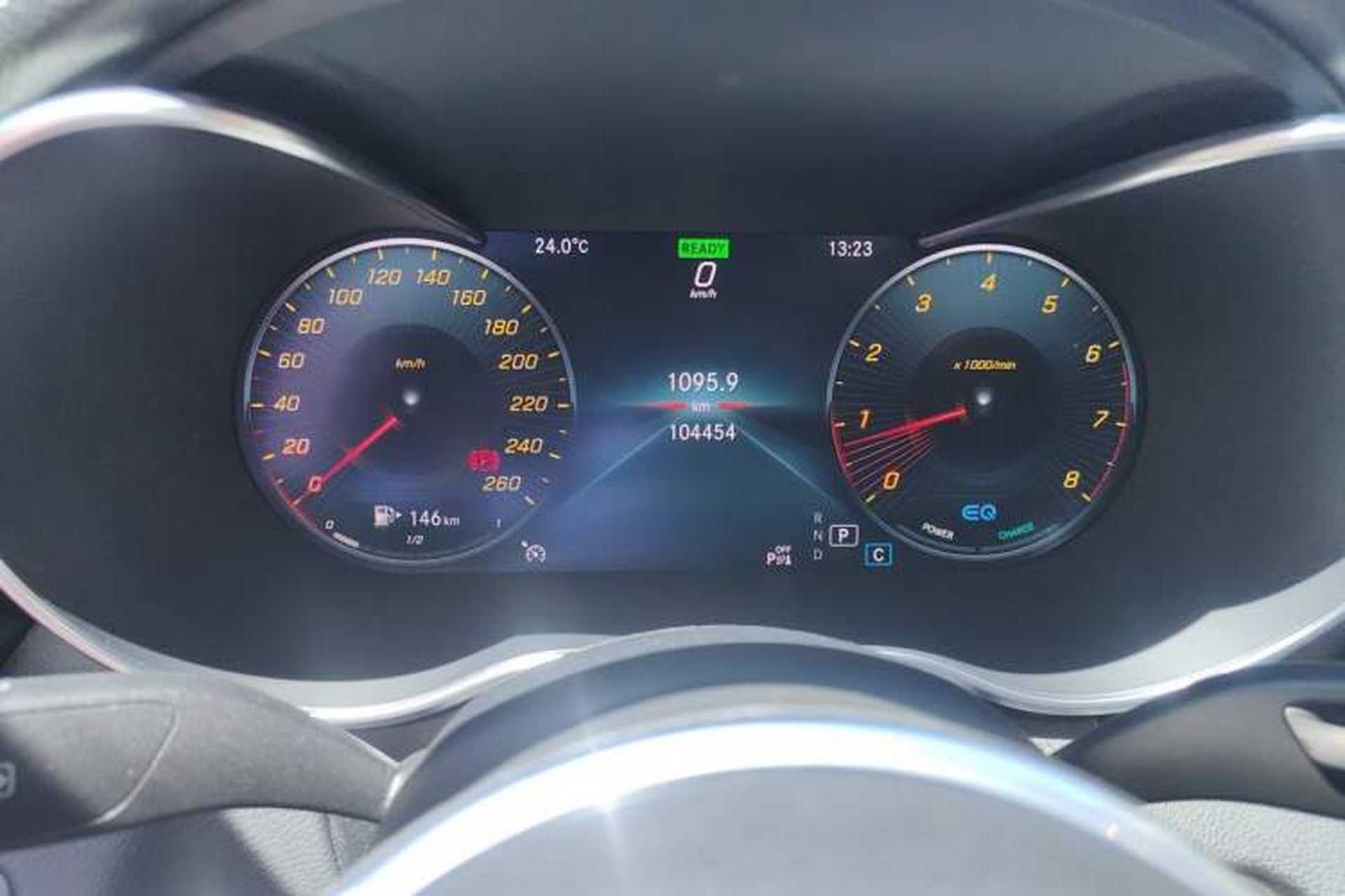Used Mercedes-Benz C-Class 2019 Restyled C 260 L Sport Edition Odometer Close Up