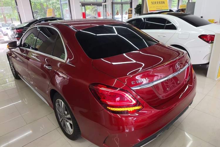 Used Mercedes-Benz C-Class 2019 C 180 L Fashion Edition Sport Version Rear Left 45 Deg