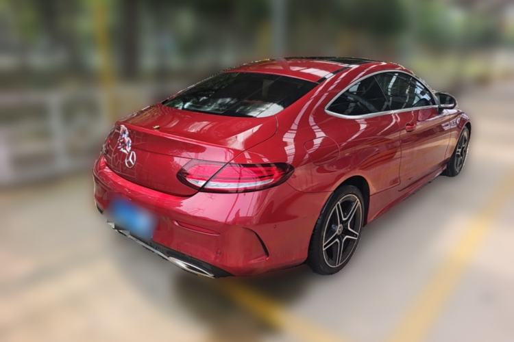 Used Mercedes-Benz C-Class 2019 C 260 Coupe Rear Right 45 Deg