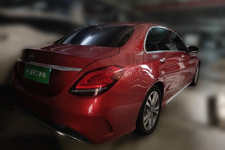 Used Mercedes-Benz C-Class 2019 C 180 L Fashion Edition Sport Version Rear Right 45 Deg