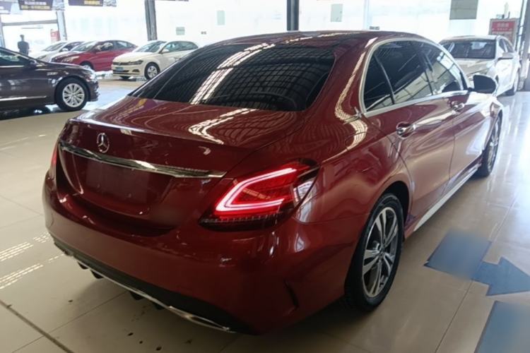 Used Mercedes-Benz C-Class 2019 C 180 L Fashion Edition Sport Version Rear Right 45 Deg