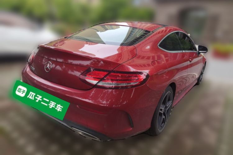 Used Mercedes-Benz C-Class 2019 C 260 Coupe Rear Right 45 Deg