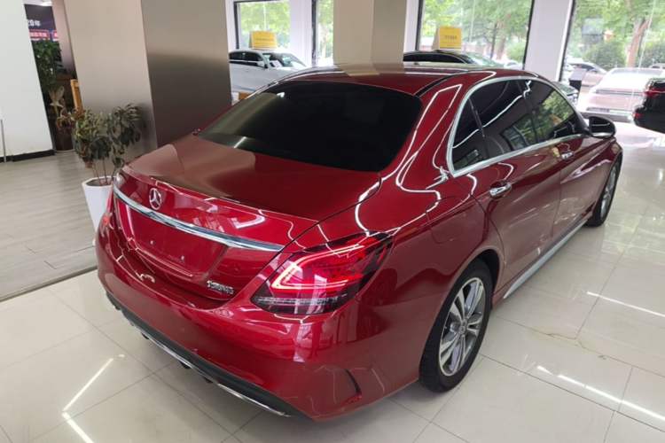 Used Mercedes-Benz C-Class 2019 C 180 L Fashion Edition Sport Version Rear Right 45 Deg
