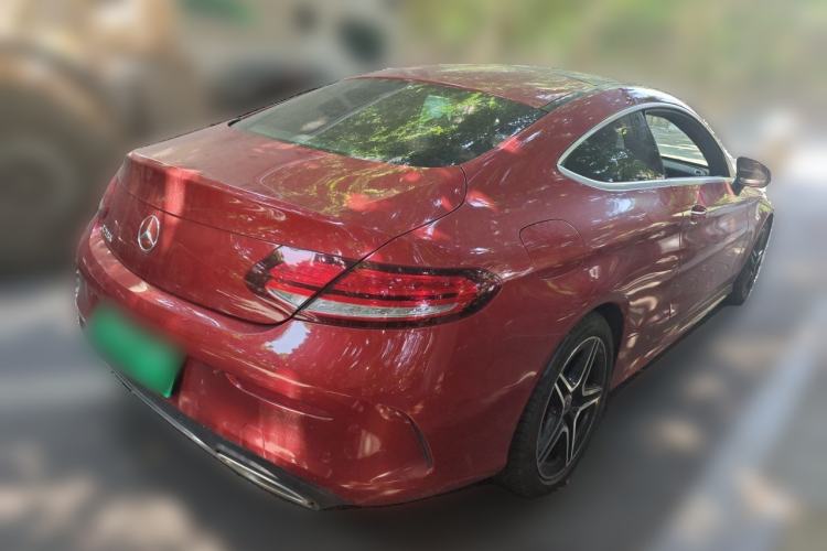 Used Mercedes-Benz C-Class 2019 C 260 Coupe Rear Right 45 Deg
