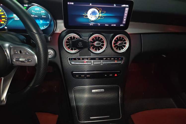 Used Mercedes-Benz C-Class 2019 C 260 Sport Edition Audio And AC Panel