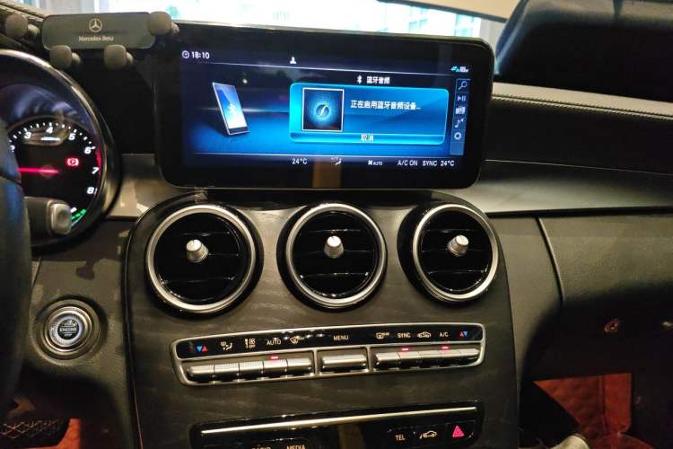 Used Mercedes-Benz C-Class 2019 C 260 L Sport Edition Audio And AC Panel