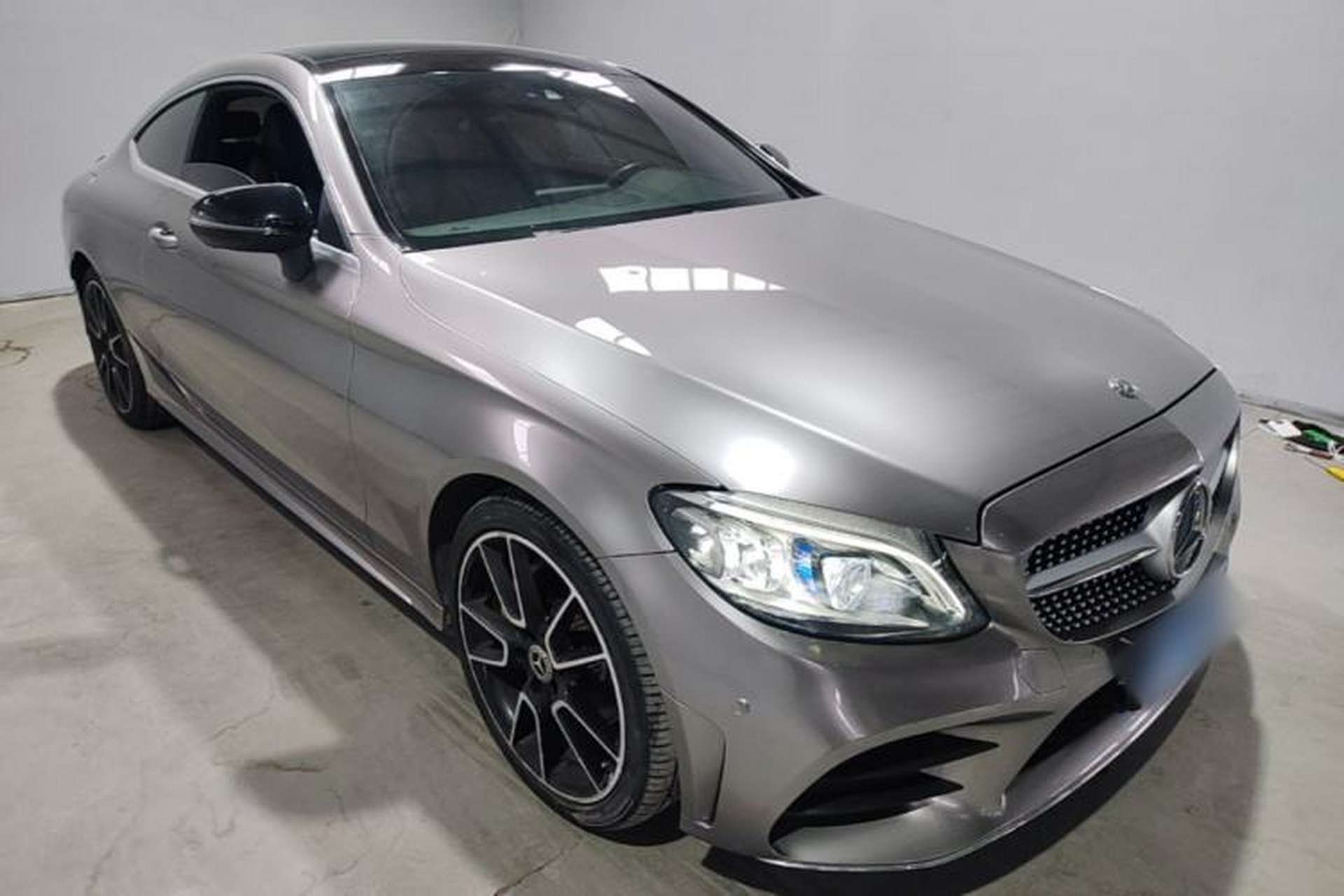 Used Mercedes-Benz C-Class 2019 C 260 4MATIC Coupe Front Right 45 Deg
