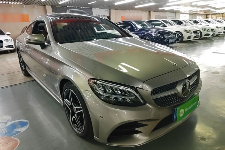 Used Mercedes-Benz C-Class 2019 C 260 Coupe Front Right 45 Deg