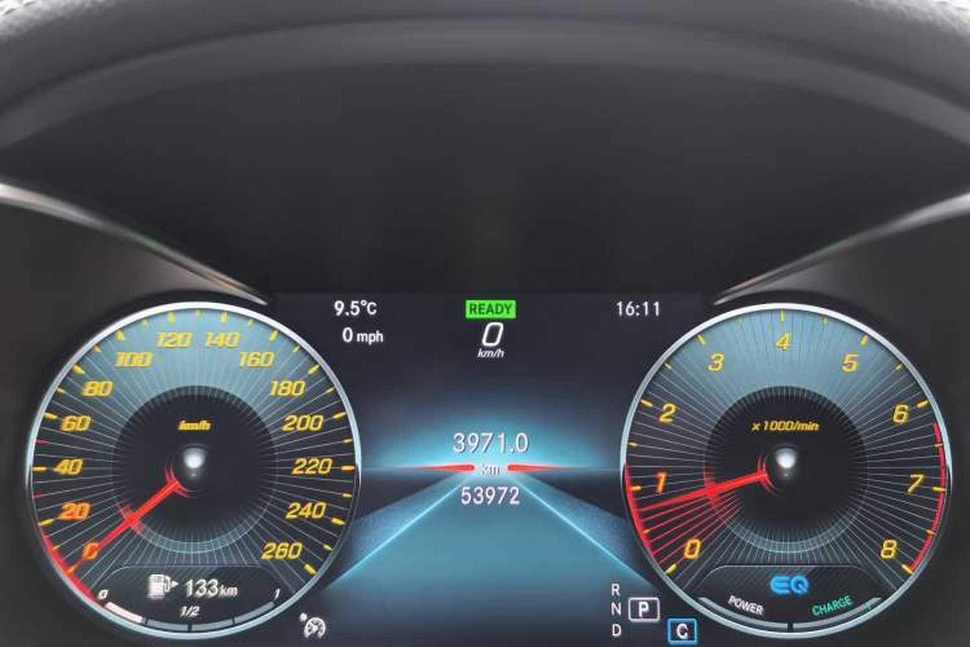 Used Mercedes-Benz C-Class 2019 C 260 4MATIC Coupe Odometer Close Up
