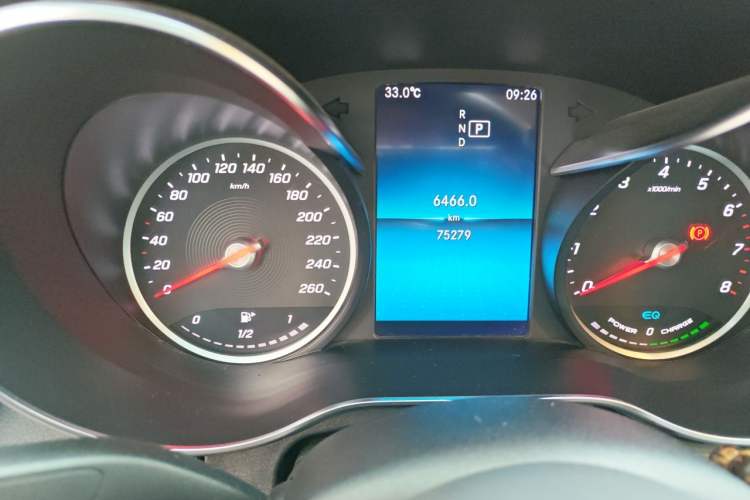 Used Mercedes-Benz C-Class 2019 Restyled C 260 L Sport Edition Odometer Close Up