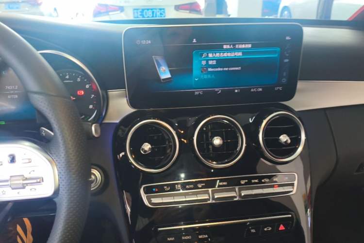 Used Mercedes-Benz C-Class 2019 C 260 Sport Edition Audio And AC Panel