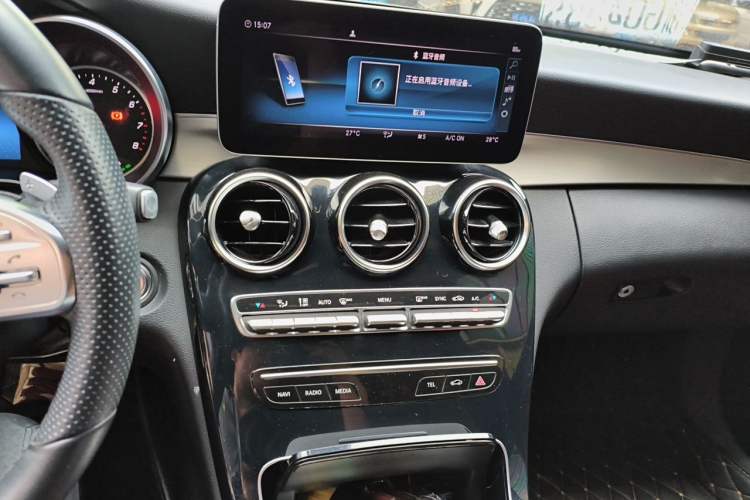 Used Mercedes-Benz C-Class 2019 C 260 Sport Edition Audio And AC Panel