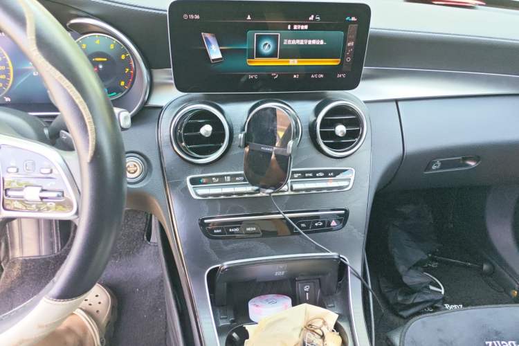 Used Mercedes-Benz C-Class 2019 C 260 L Sport Edition Audio And AC Panel