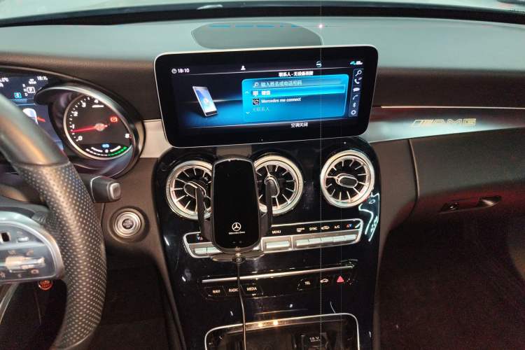 Used Mercedes-Benz C-Class 2019 C 260 Sport Edition Audio And AC Panel