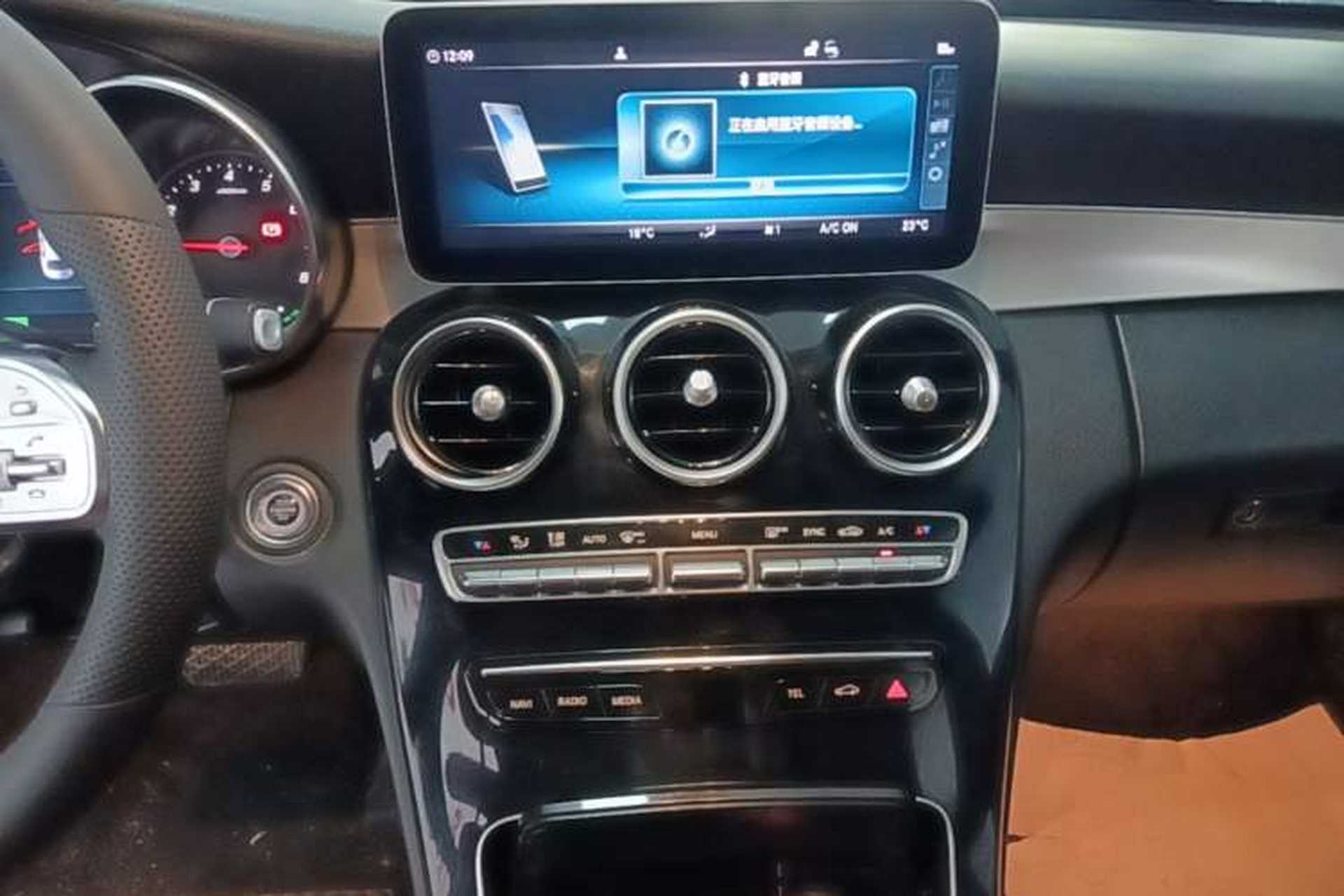 Used Mercedes-Benz C-Class 2019 C 260 Sport Edition Audio And AC Panel