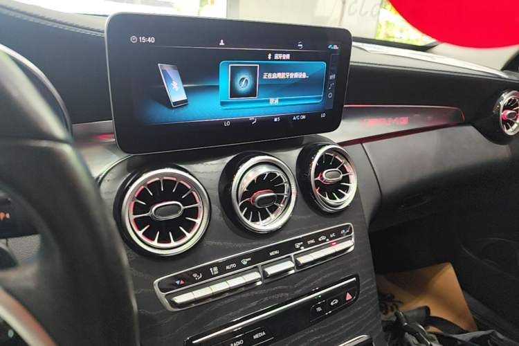 Used Mercedes-Benz C-Class 2019 Restyled C 260 L Sport Edition Audio And AC Panel