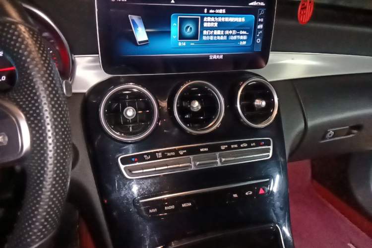 Used Mercedes-Benz C-Class 2019 C 260 Sport Edition Audio And AC Panel
