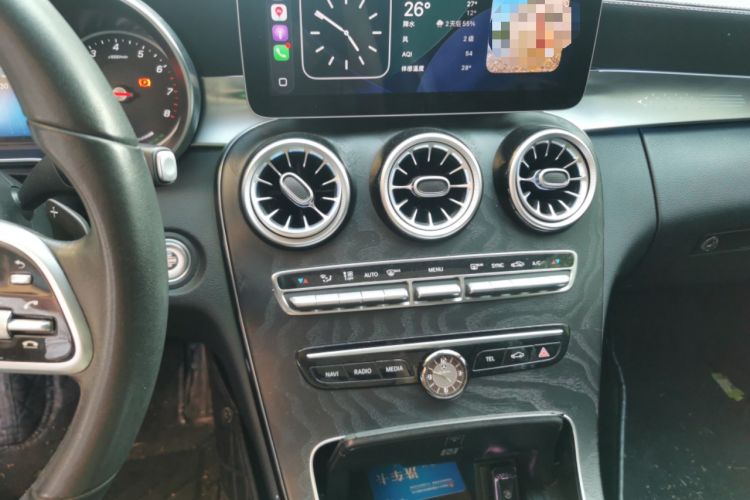 Used Mercedes-Benz C-Class 2019 C 260 L Sport Edition Audio And AC Panel