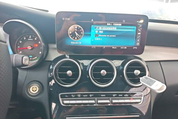 Used Mercedes-Benz C-Class 2019 C 260 Sport Edition Audio And AC Panel