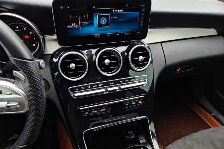 Used Mercedes-Benz C-Class 2019 C 260 Sport Edition 4MATIC Audio And AC Panel