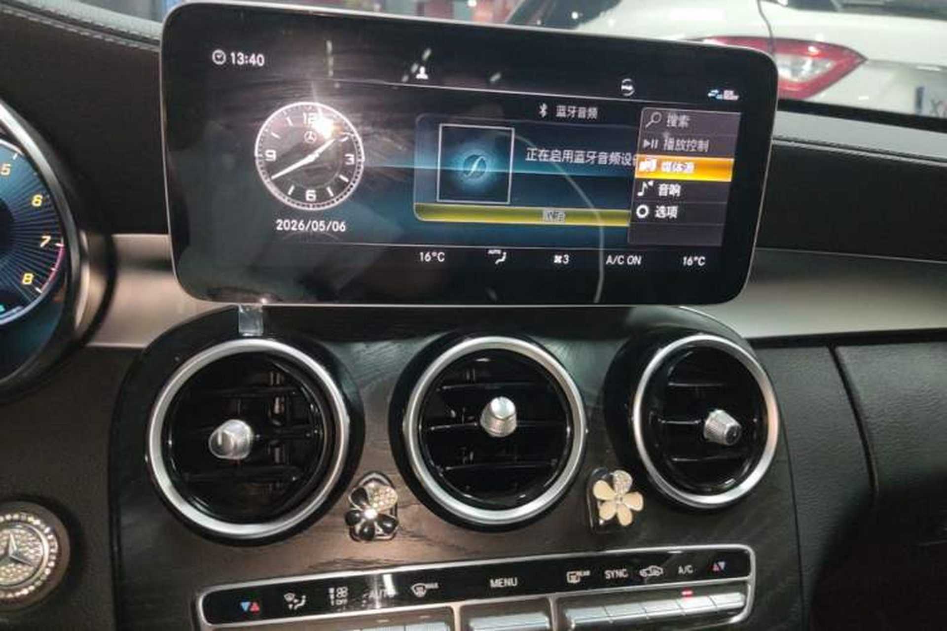 Used Mercedes-Benz C-Class 2019 Restyled C 260 L Sport Edition Audio And AC Panel