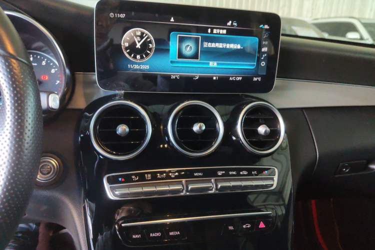 Used Mercedes-Benz C-Class 2019 C 260 Sport Edition 4MATIC Audio And AC Panel