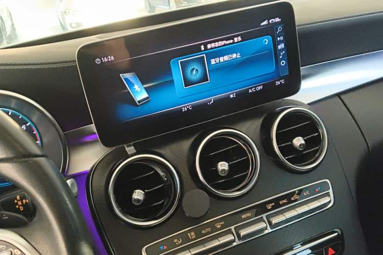 Used Mercedes-Benz C-Class 2019 Restyled C 260 L Sport Edition Audio And AC Panel