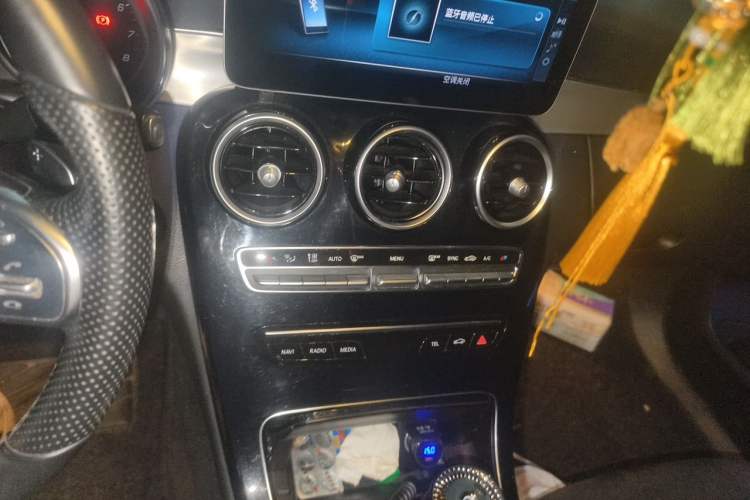 Used Mercedes-Benz C-Class 2019 C 260 Sport Edition Audio And AC Panel