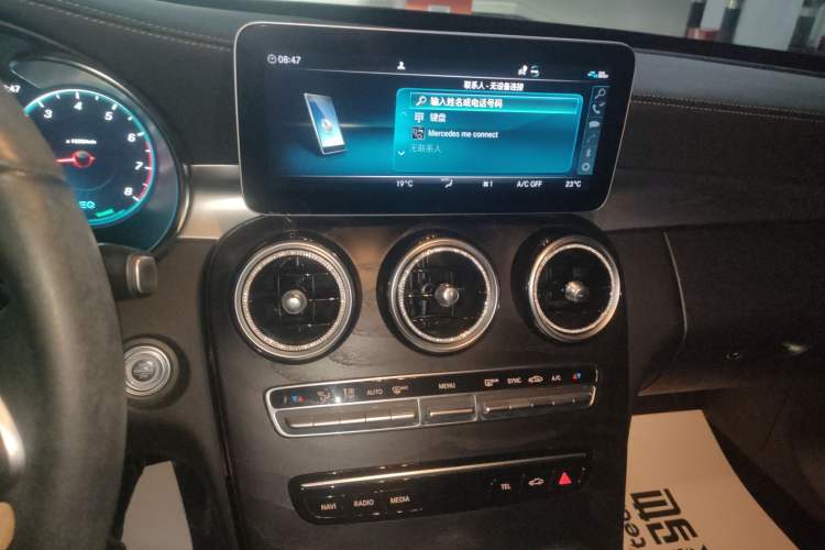 Used Mercedes-Benz C-Class 2019 Restyled C 260 L Sport Edition Audio And AC Panel